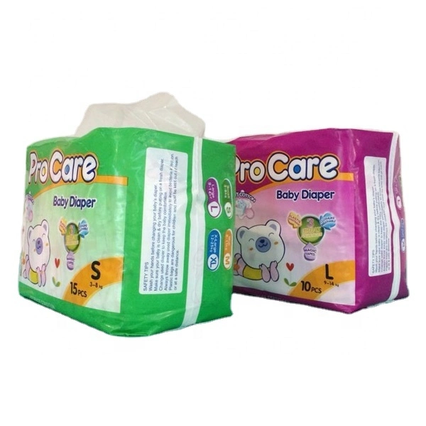 Disposable Cotton Soft Dry Baby Nappy Diapers