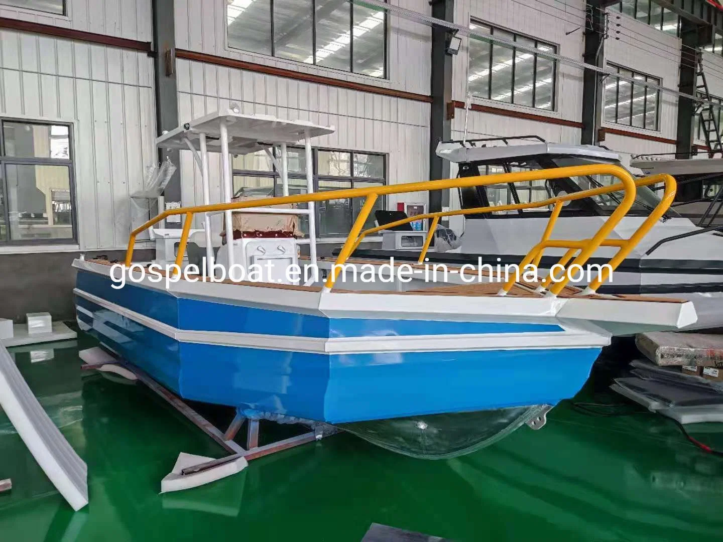 Gospel Boat 20ft/6m Consola central de aluminio lancha motora/lancha motora al aire libre