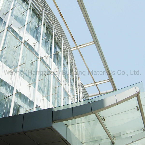 Original Factory Point Fixing Smart Decorative Full Glazed Glass Metal Curtain Wall