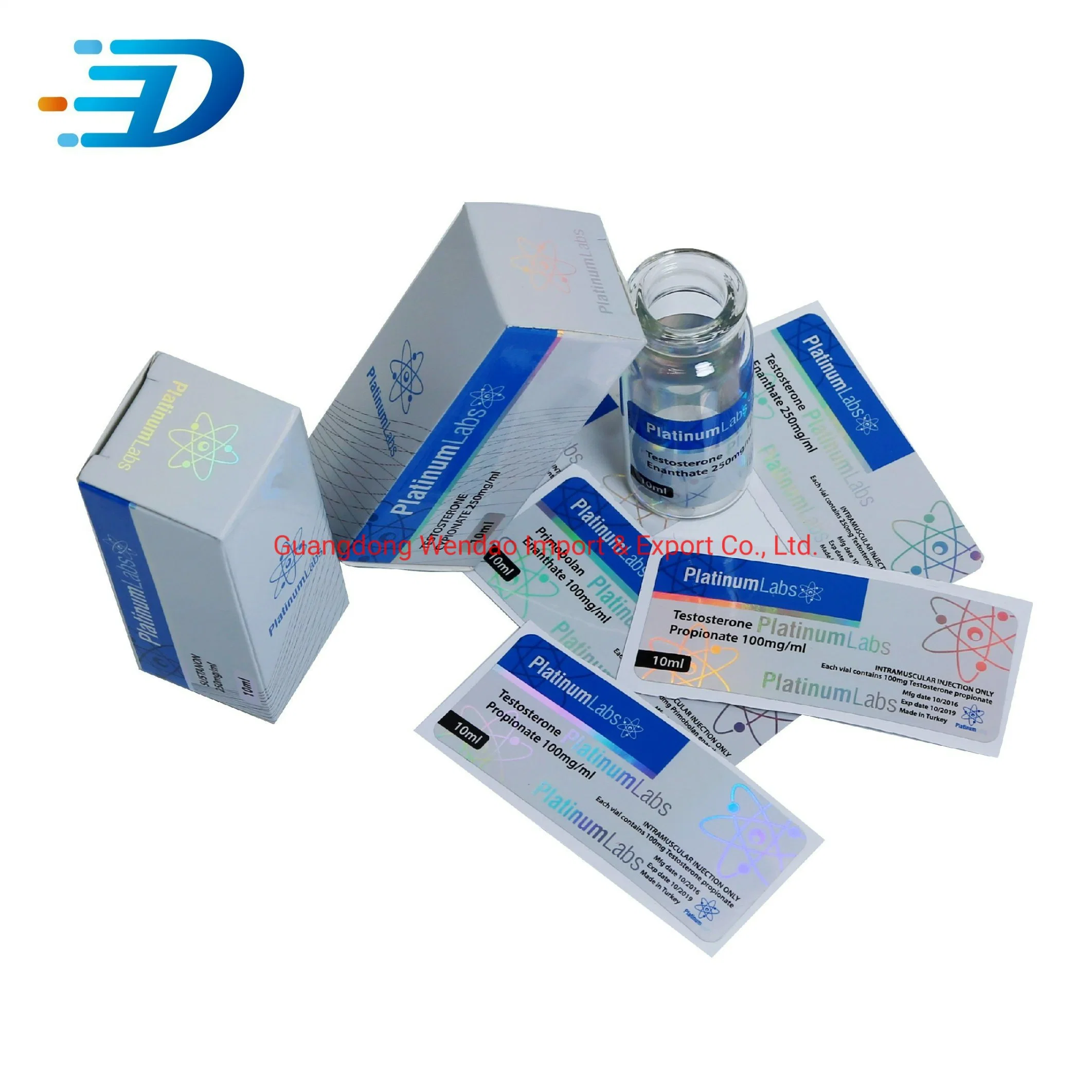 Wholesale/Supplier Empty 2ml/3/5ml/10ml Glass Frosted Custom Mini Vial Box