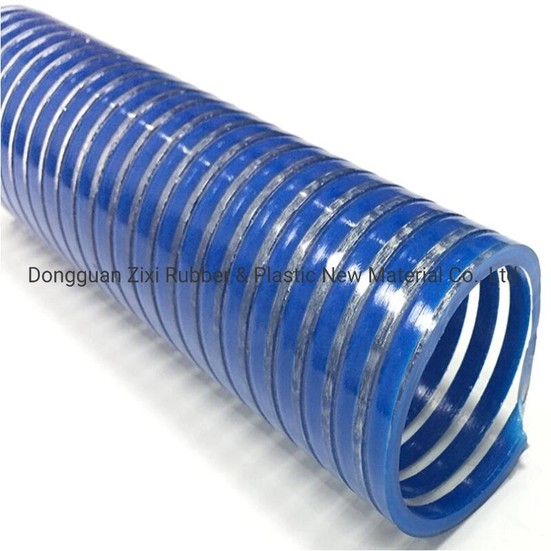 PVC Helix Water Pump Flat Flexible Plastic Reinforced Pipe