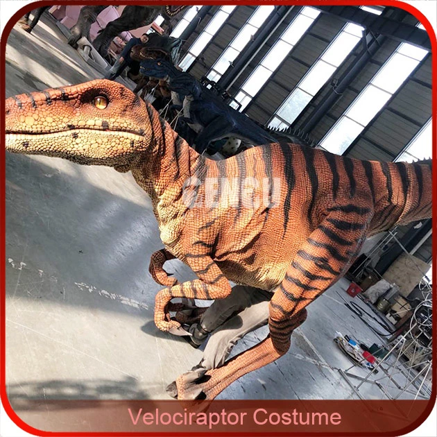 Raptor Dinosaur Costume Adult Walking Dinosaur Costume