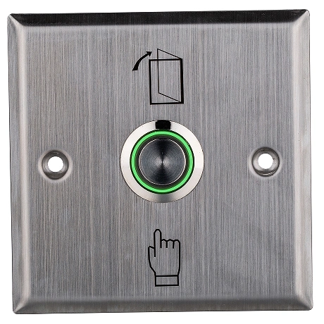 Turtech Cheap Price Pb02 Stainless Steel Push Button Exit for Access System