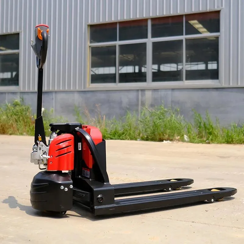 1500kg Electric Pallet Truck Battery Power Jack with 550mm 685mm Fork Width