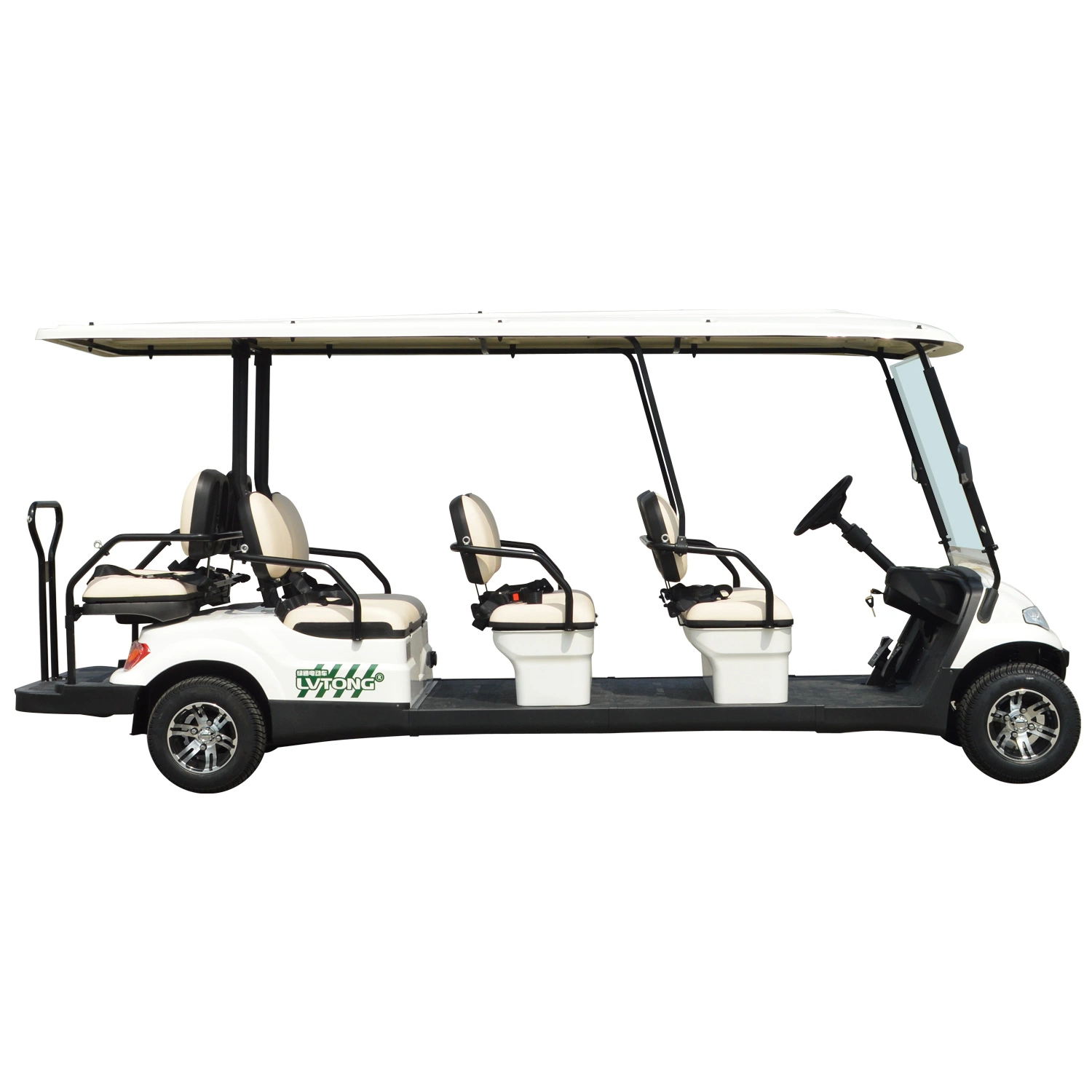 5,1 m de bonne qualité de promotion de rayon de braquage 8 passagers Electric voiturette de golf (LT-A627.6+2)