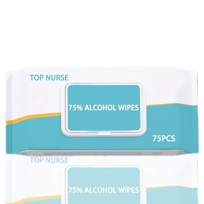 Disinfection Non-Woven Antibacterial 75% Alcohol Wet Wipes for Household Use