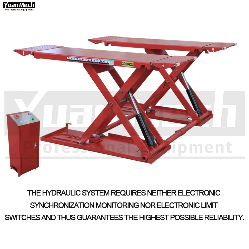 Garage Equipment Hydraulic Inground Mounted MID-Rise Scissor Car Lift