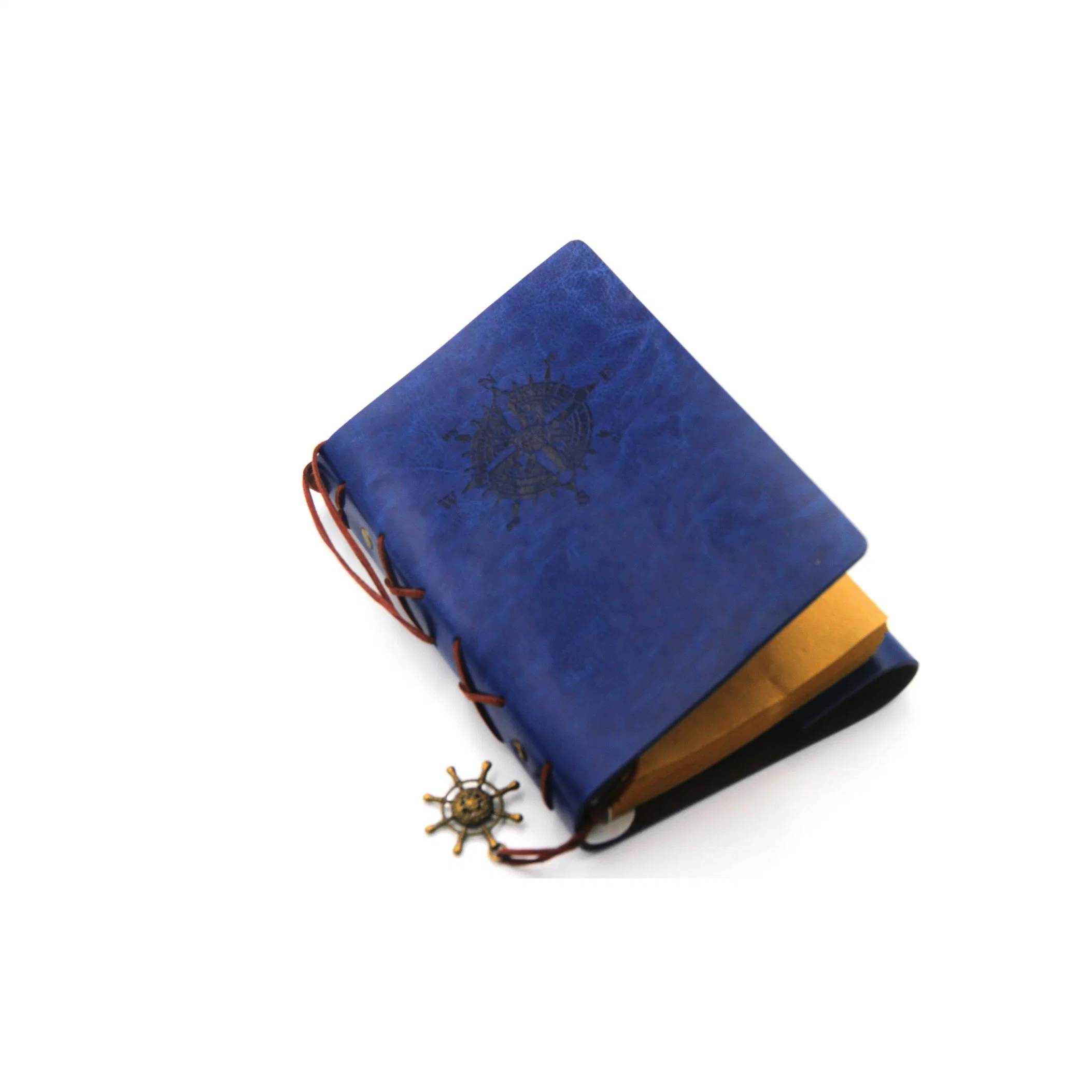 Retro Leather Cover Blank Diary Pirate Design Paper Note Book