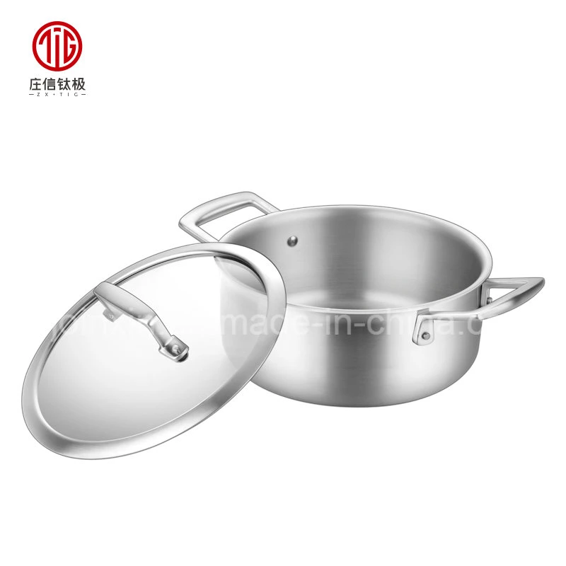 Titanium Stainless Steel Aluminum Cooking Hot Stock Mini Little Pot