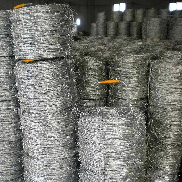 Hot-Dipped Galvanized Barbed Wire for Airport Prison Security Fence Electro Galvanized Barbed Wire for Fence