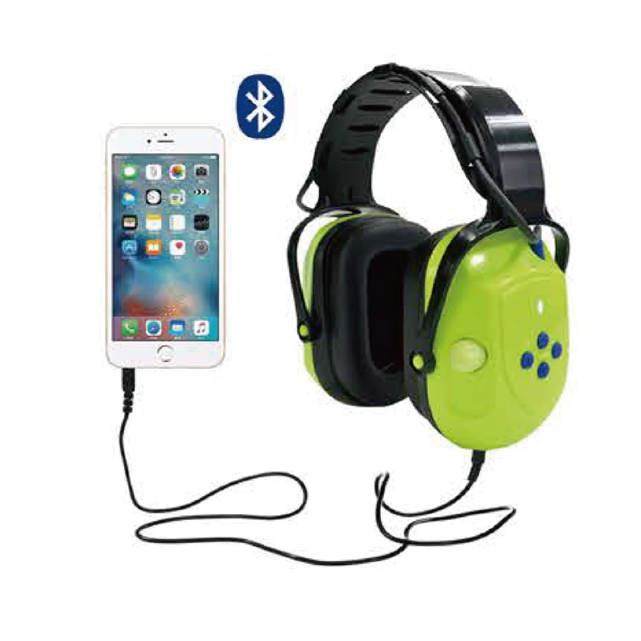 Bluetooth Shooting Electronic Earmuff Bolt on with Bluetooth and Mic for Shooting for Construction for Kids