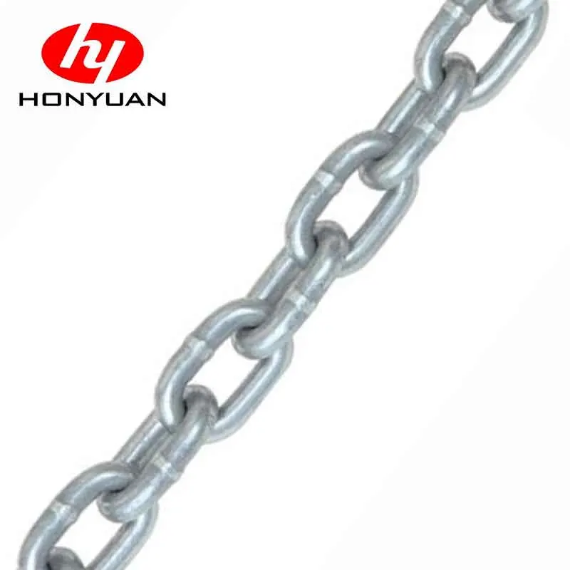 G30 Galvanized Chain Zinc Plated Welded Iron Link Chain DIN5685c/DIN763 Long Link Chain DIN5685A/DIN766/DIN5686 Korean Standard Short Link Chain