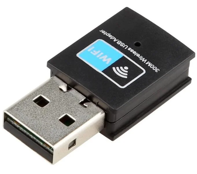 Высококачественный WiFi-адаптер 802.11b/G/N 300 Мбит/с Mini USB