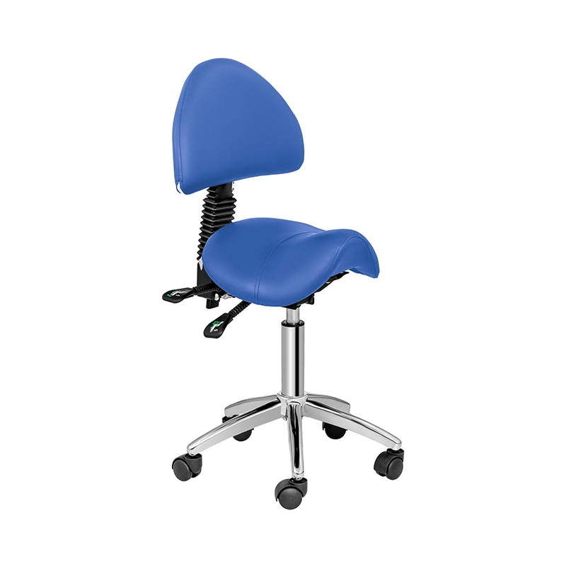 Dental Clinic Use Ergonomic Micro Fiber Leather Furniture Assistant Dental Stool Chair