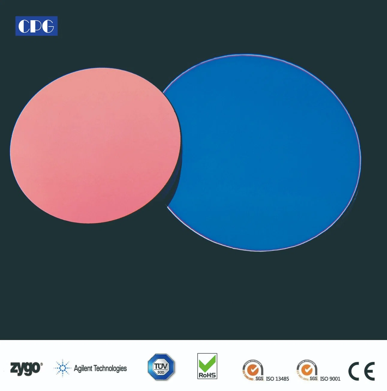 Monté vis à revêtement dur optique od 4.0 10nm filtre passe-bande