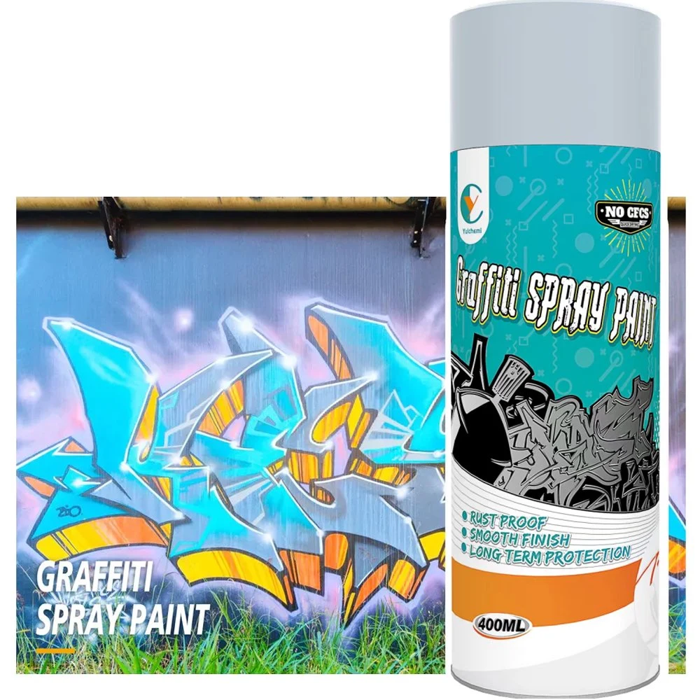 Free Sample Aerosol Wholesale 400ml Wall Metal Paint Car Graffiti Spray Paint