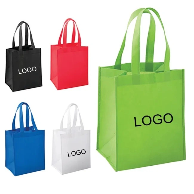 Precio barato Publicidad Bolsa de Compra Mayorista/Proveedors Logo Impreso personalizado