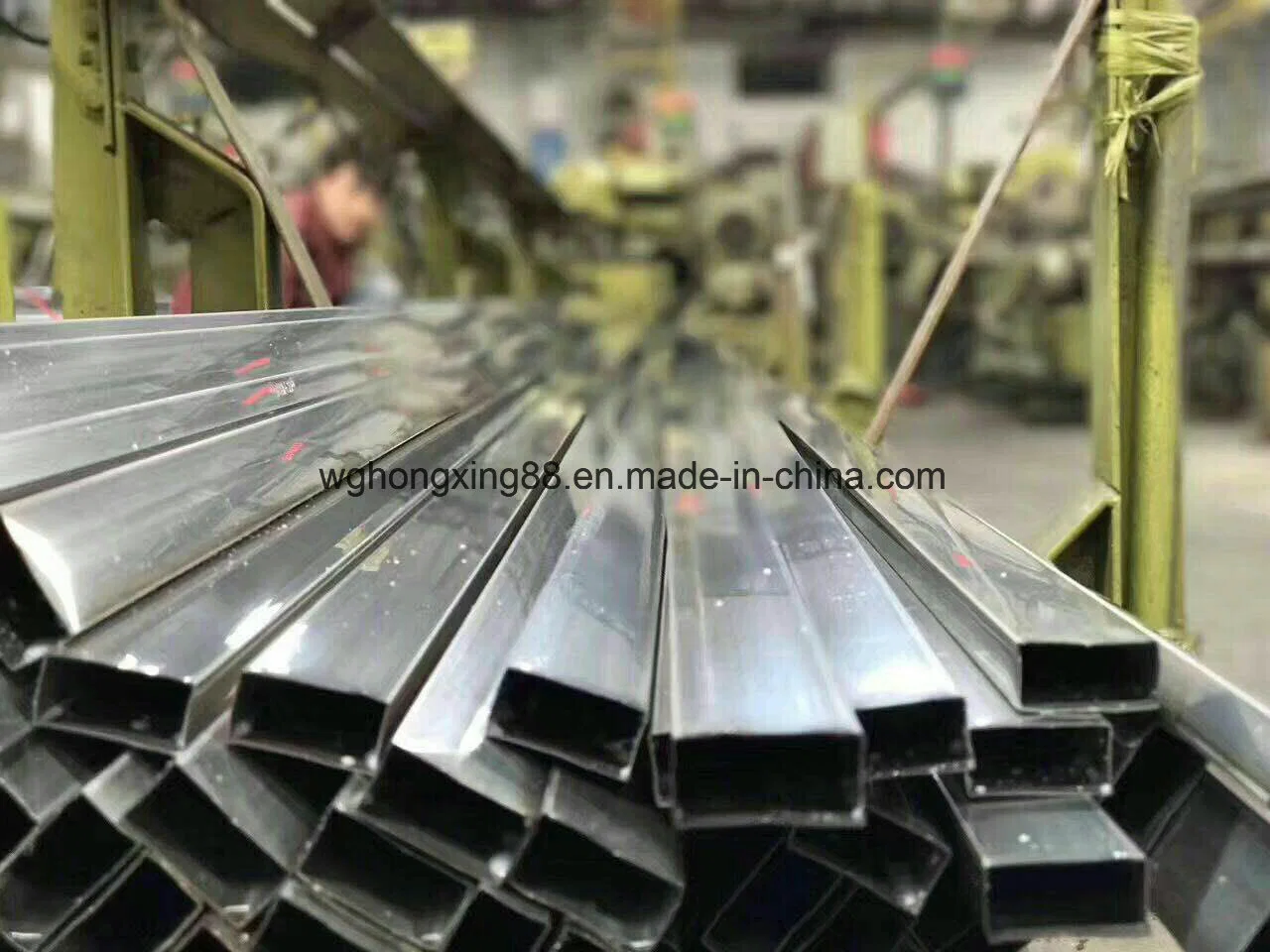 Box Pipe Hollow Section 201 304 410 Series Stainless Steel Square Pipe