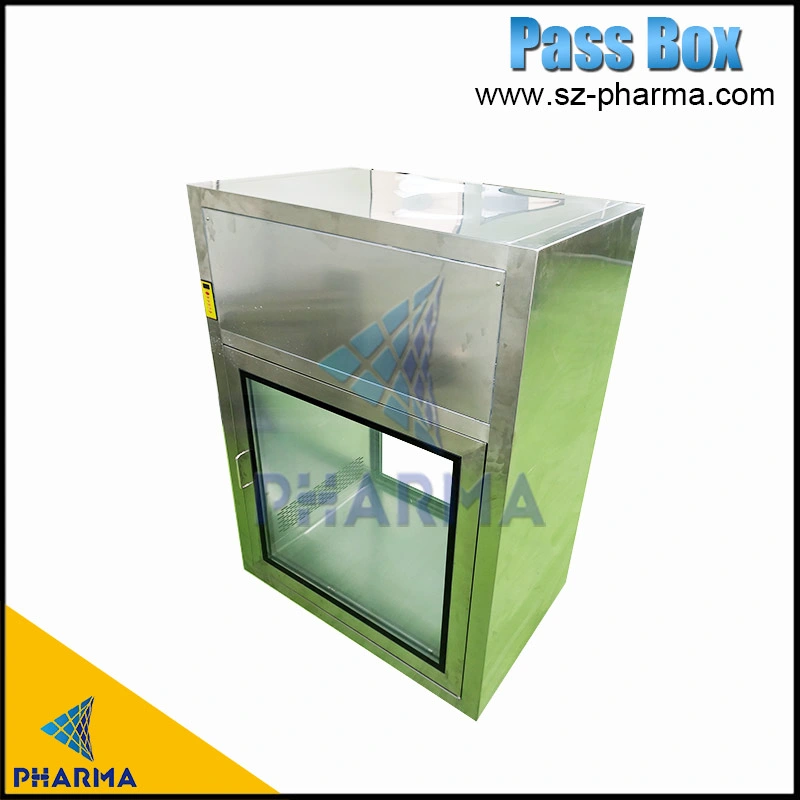 Cleanroom Stainless Steel 304 Clean Transfer Window Pass Through Box Electronic Interlocking Dynamic Pass Box