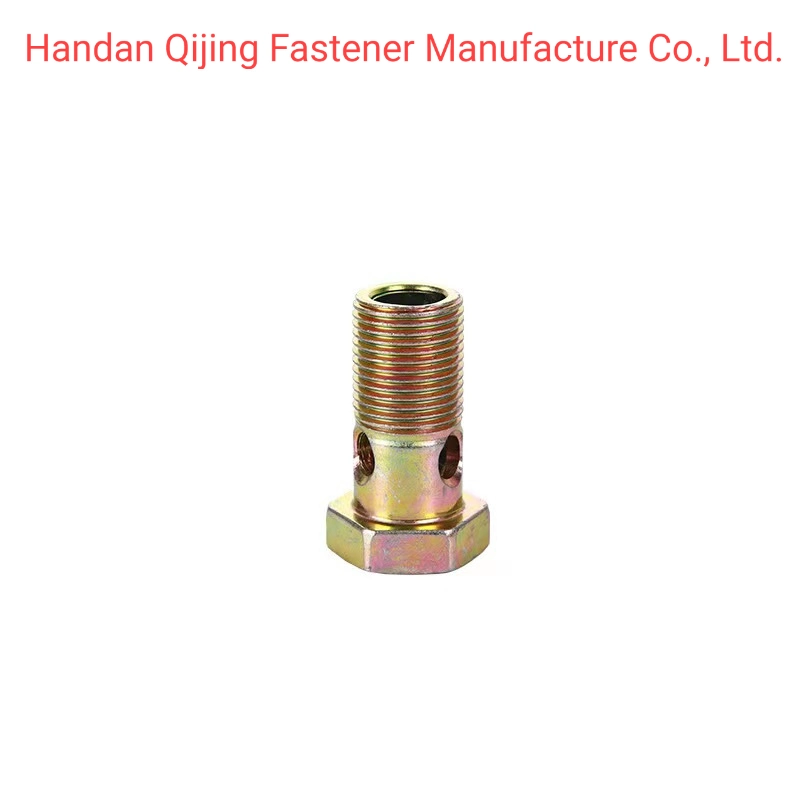 Automotive Fasteners Brake Hose Double and Single Hollow Banjo Screw Oil Banjo Bolt with Hole Anchor Bolt Hollow Threaded Rod Self Drilling Anchor Bar Button