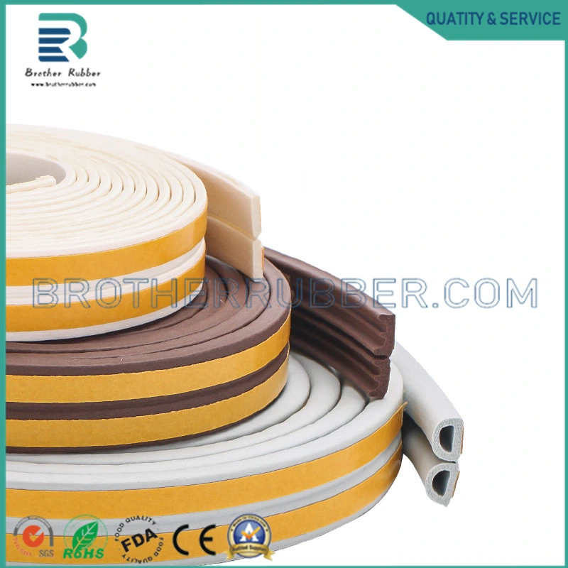 D Shape Self-Adhesive Cladding Type Sealing Strips