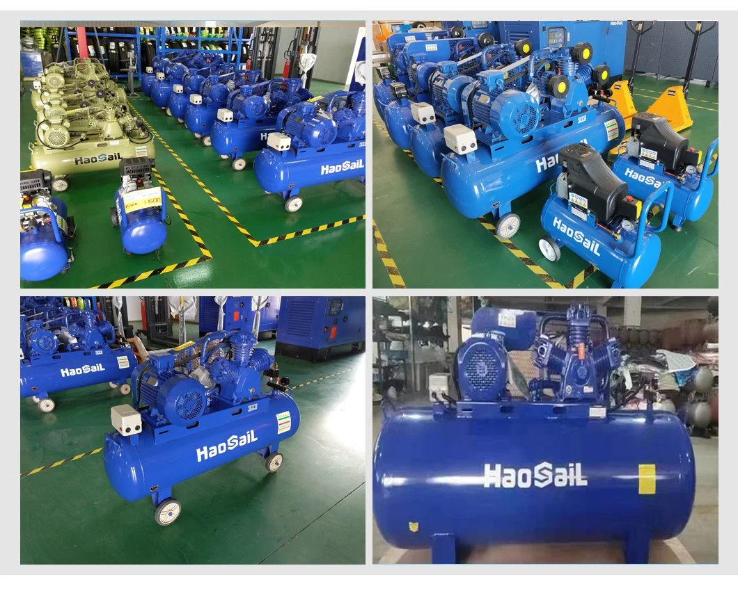 Haosail Belt Drive Piston Air-Cooled Air Compressor