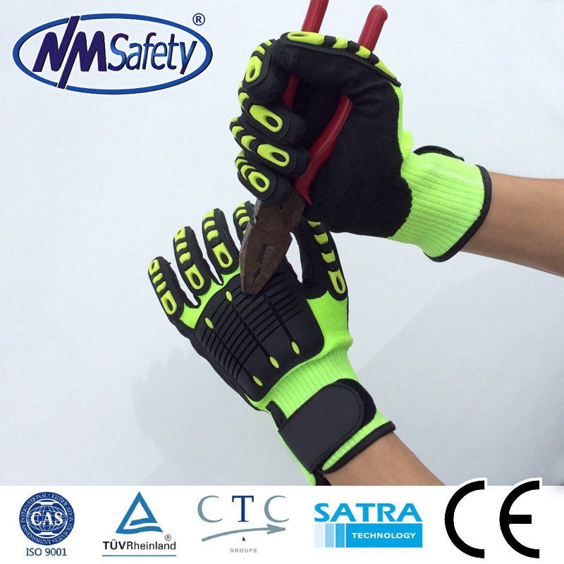 Nmsafety Hand Protection Mechanic Anti-Impact Work Glove