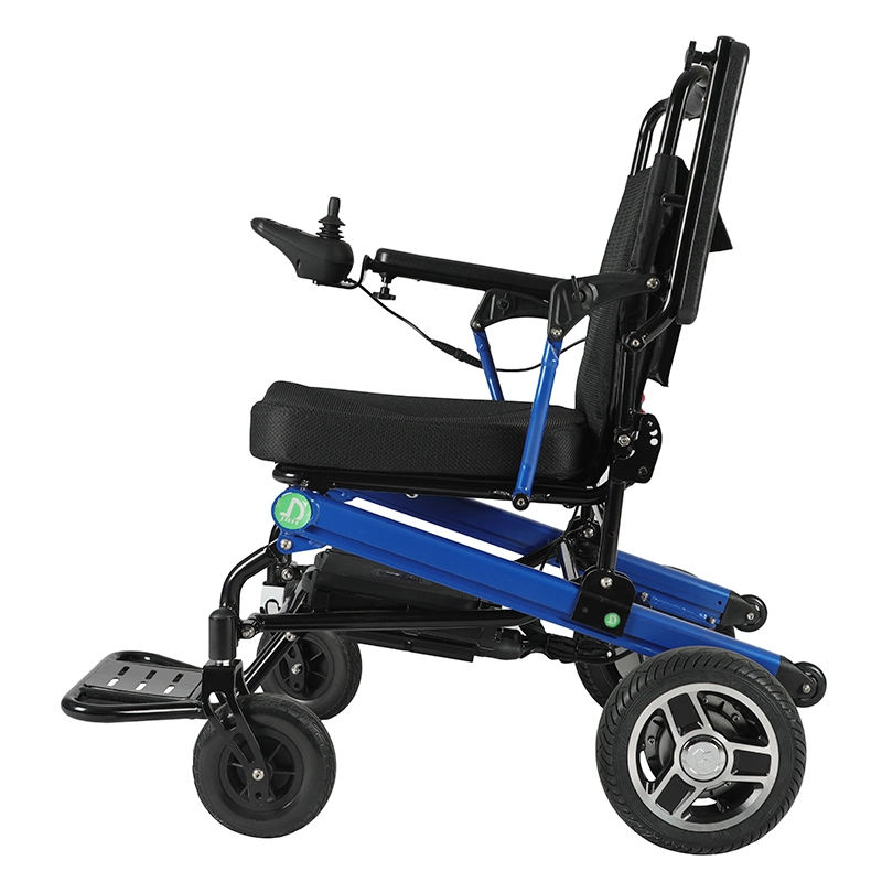 Aluminum Lightweight Folding Lithium Battery Power Wheelchair for Travel