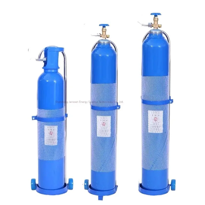 Helio Gas tubo cilindro Acero material 40 L 50 L. Gas industrial de alta presión ISO TUV TPED de alta calidad