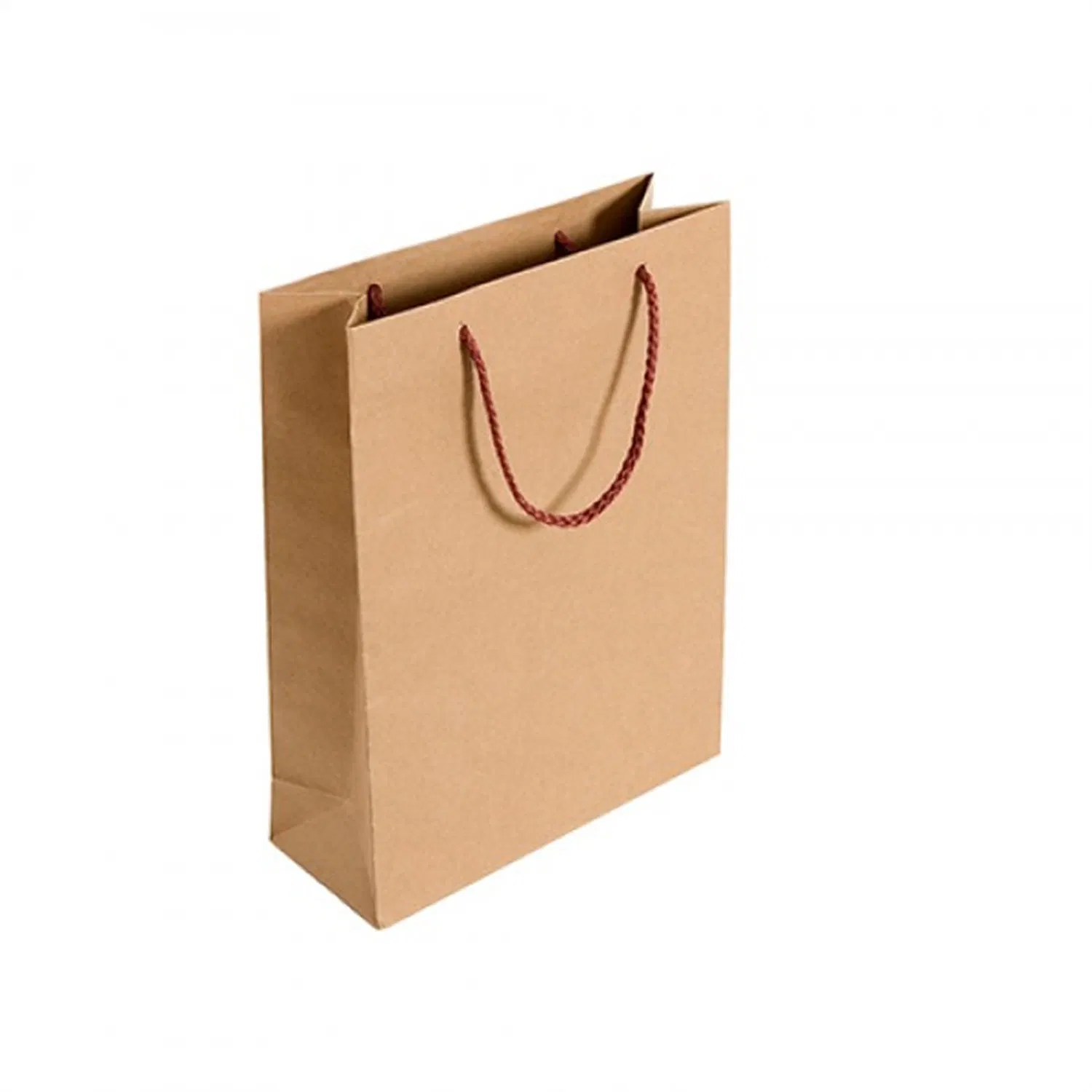 Custom Logo Printed Merchandise Cardboard Packaging Paper Shopping Bag for Shoes/Clothing