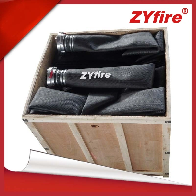 Zyfire Black Large Diameter Drain Hose NBR Layflat Sludge Discharge Hose