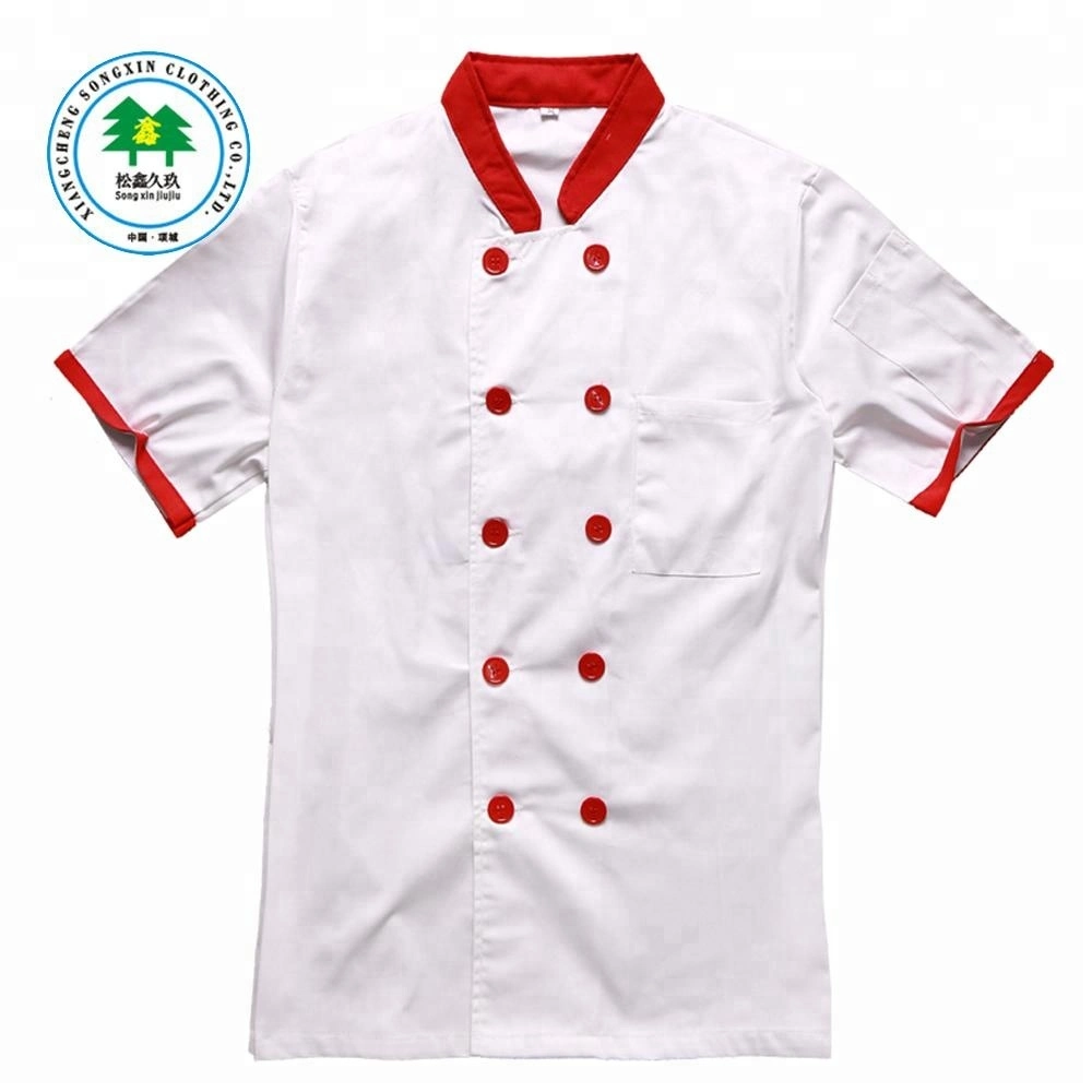 Cheap Hotel Restaurant Chef Coat Chef Uniform Jacket Shirt