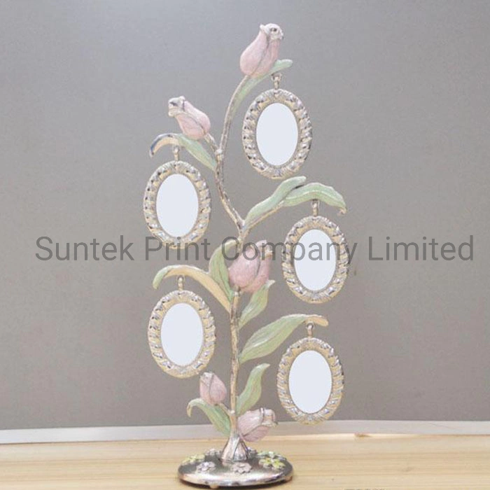 Sublimation Iron + Aluminum Plate Family Tree Frame - Roses