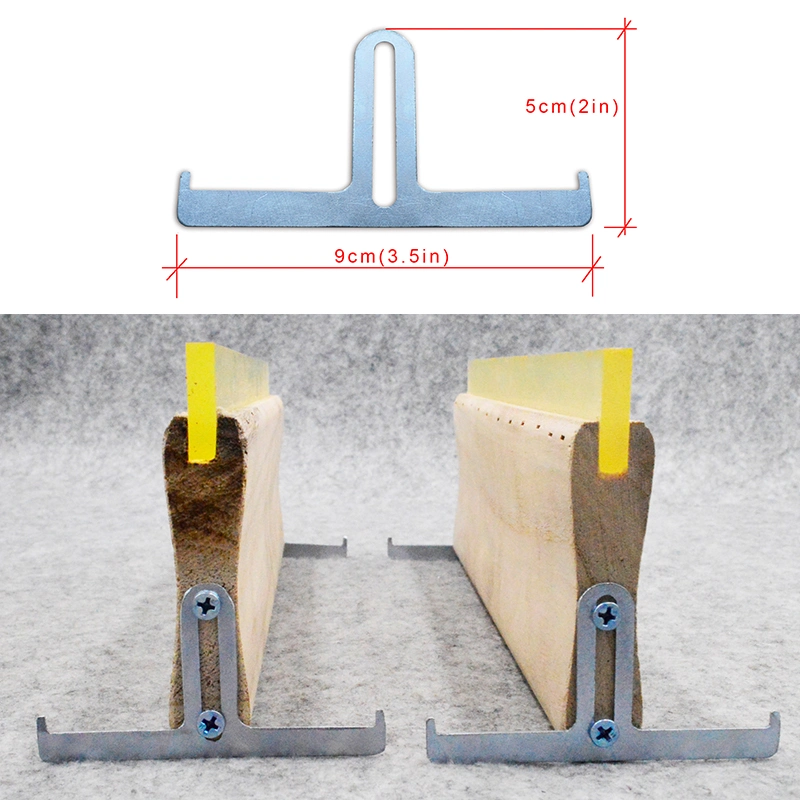 Simple Wooden Handle Squeegee Rack for Screen Printing