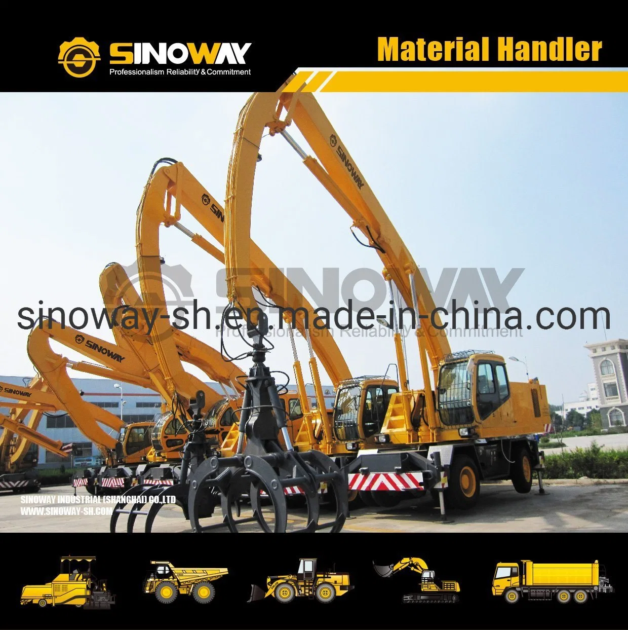 Mobile Material Handler Material Handling Excavator Material Handling Equipment