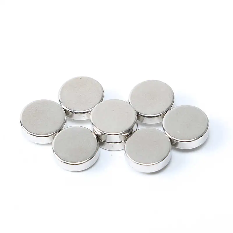 Small Round Thin Disc Shape Rare Earth Bags And Money Clip Magnet