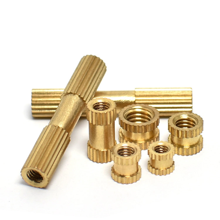 Custom Precision CNC Machined Brass Nuts, Brass Threaded Fittings OEM Service