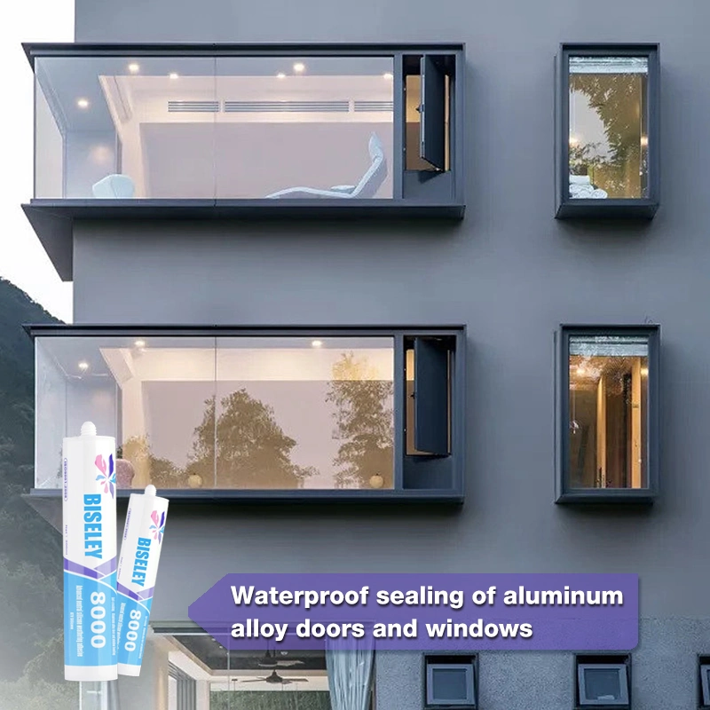 Приобрести нейтрального силиконового герметика на открытом воздухе стеклянный металлические деревянные двери и окна Специальный герметик с высоким пределом текучести Weather-Resistant водонепроницаемый смазку резинового клея