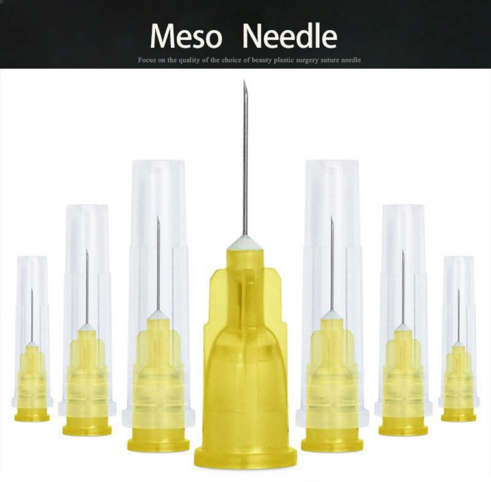 Medical Meso Nano Needle Facial Injection 30g/32g/33G/34G4mm Hyaluronic Dermal Filler Injection