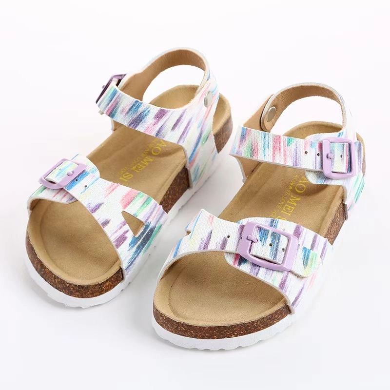 New Style Nice Looking Cork Slippers for Kids Children Footwear Shoes Factory Manufacturer Baby Lovely Amazing Surprise Gift