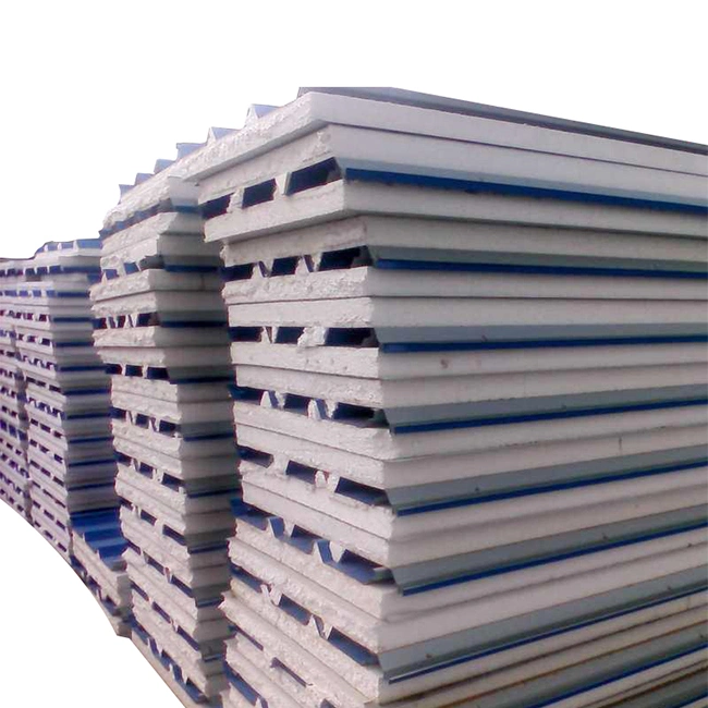 EPS Composite Panel 50mm 75mm 100mm Exterior Wall Roof Sandwich Panel