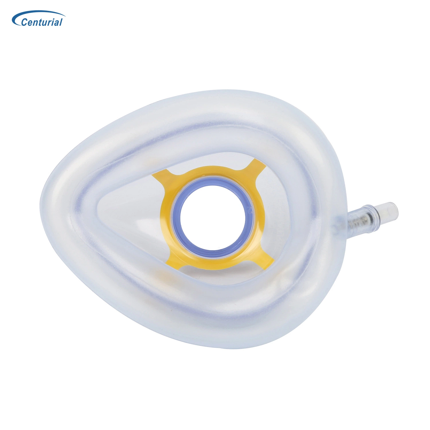 Standard PVC Anesthesia Mask with Colorful Hook for Easy Identification