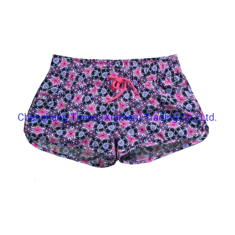 OEM Beach Shorts Casual Swim Shorts Waterproof Breathable Fabric Comfortable Women Swimming Shorts