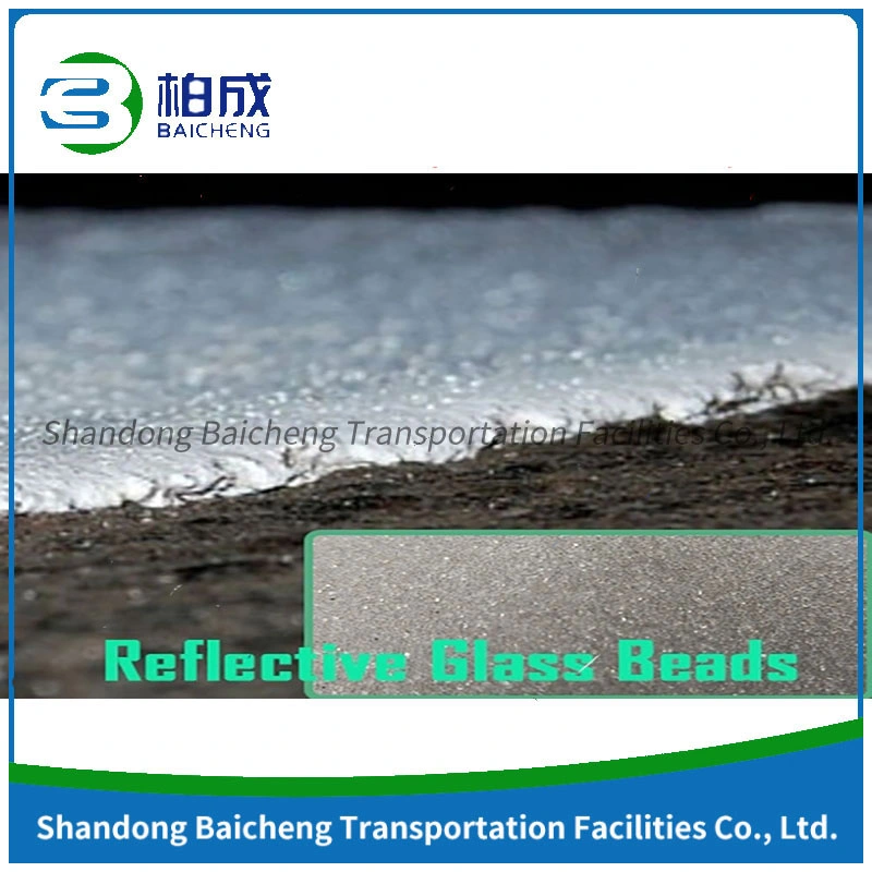 Road Marking Sandblasting Filling Reflective Glass Beads Photoluminescent Paint