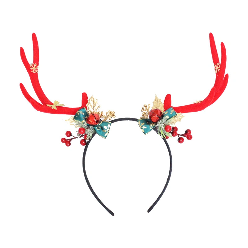 New Christmas Antler Hair Band Female Large Headband Christmas Jewelry Moose Cos Props Christmas Decoration Gifts Clips