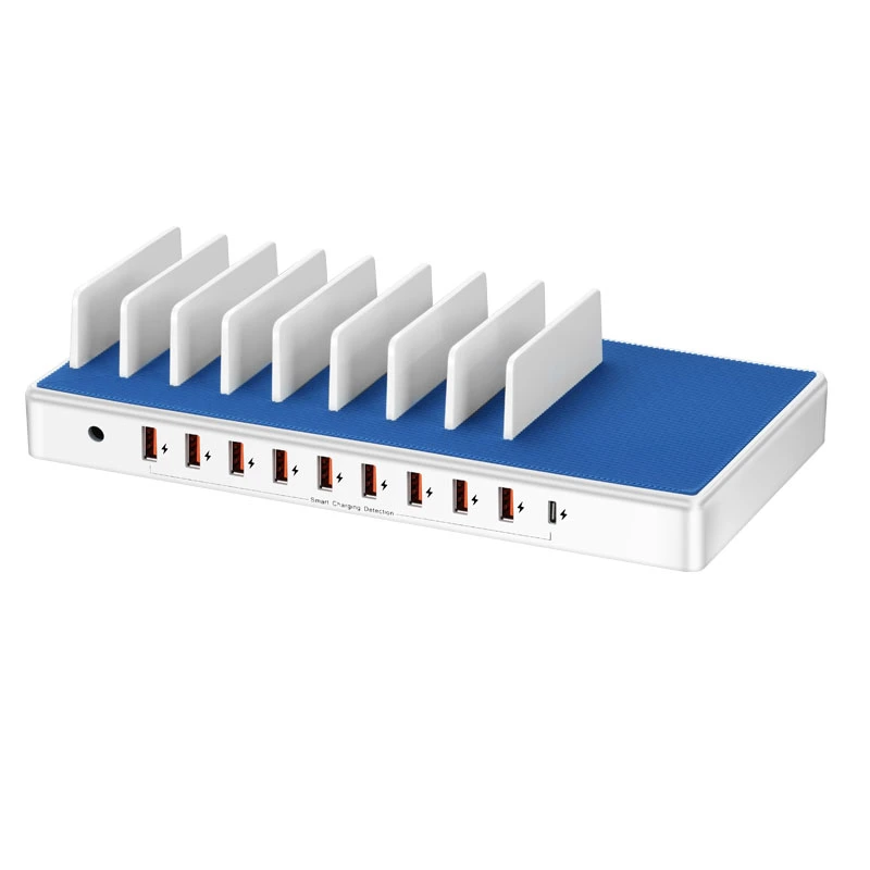 10-Port Smart USB-Ladestation Multiport USB-Ladegerät