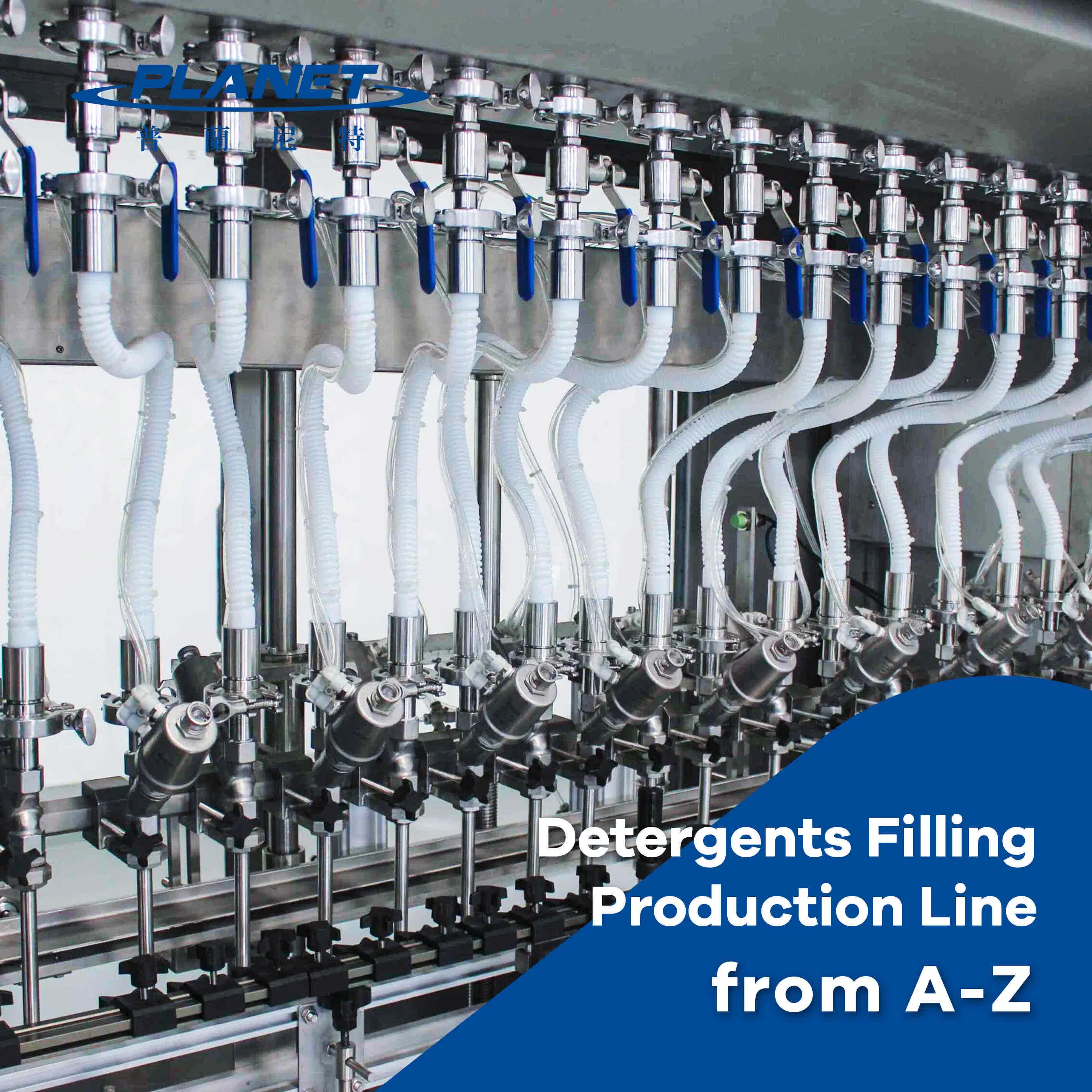 Detergent Filling Machine for Liquid Soap Hand Wash Liquid, Packaging Machine Bottle Production Packing Line
