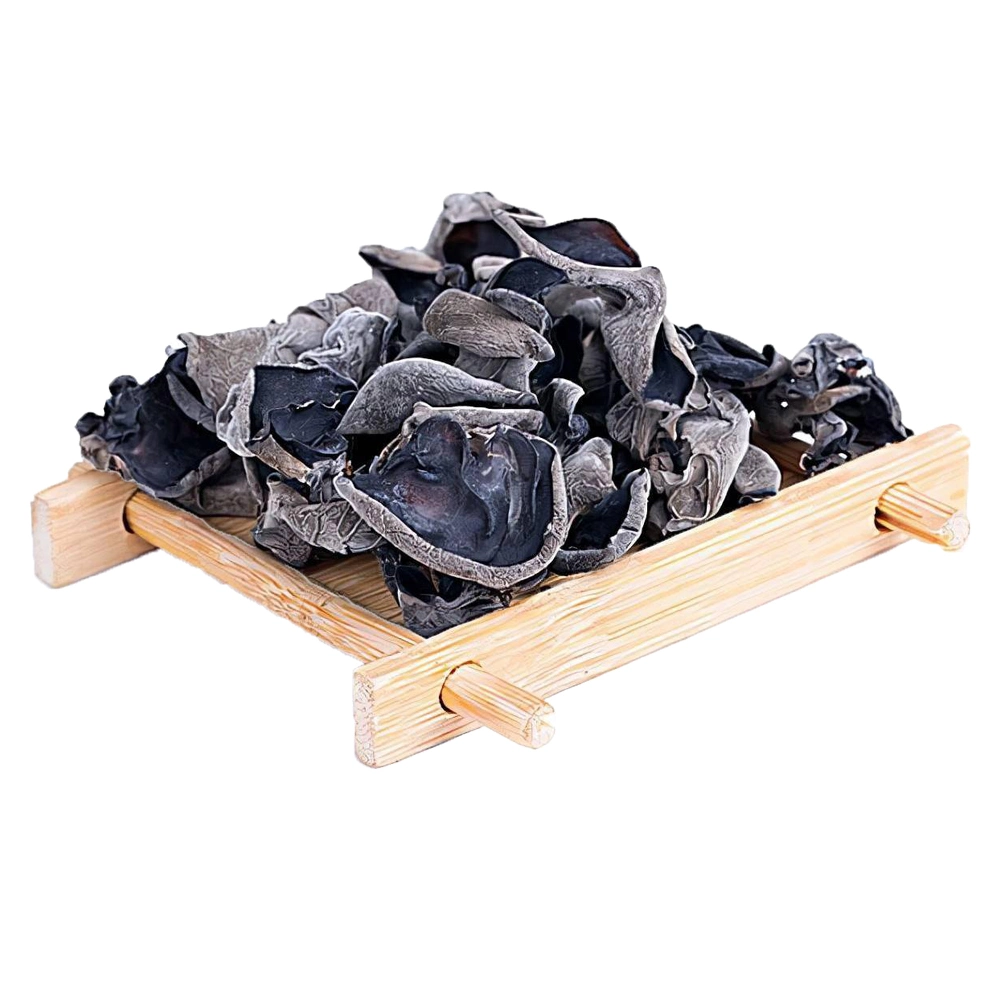 Sun Dehydrated Fungus Mushroom Negro seco de la Salud de la comida