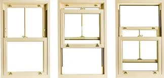 Factory Price House Plastic Single Hung Double Hung Hurricane Impact Corner Double Glazed UPVC PVC Window