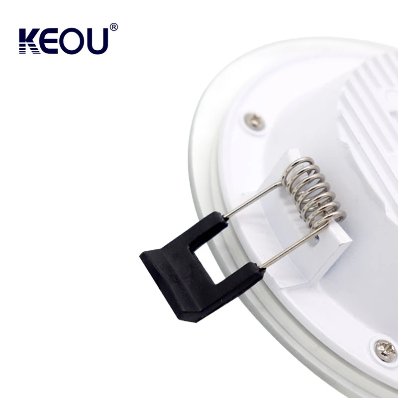 RoHS Ce ISO9001 круглый встроенный светильник IP44 светодиодной подсветки панели управления 12W